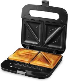 Electric Sandwich Maker with Non-Stick Plates, Indicator Lights, Cool Touch Handle, Easy to Clean and Store, Perfect for Cooking Breakfast Electric Sandwich Maker with Non-Stick Plates, Indicator Lights, Cool Touch Handle, Easy to Clean and Store, Perfect for Cooking Breakfast